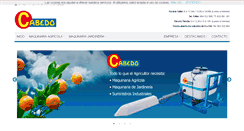 Desktop Screenshot of cabedovila.es