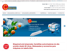 Tablet Screenshot of cabedovila.es